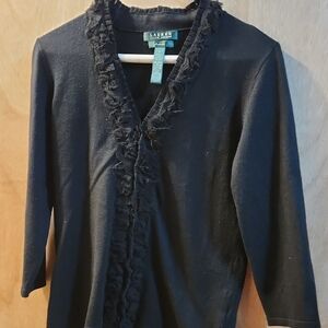 Lauren Ralph Lauren Black  Cardigan